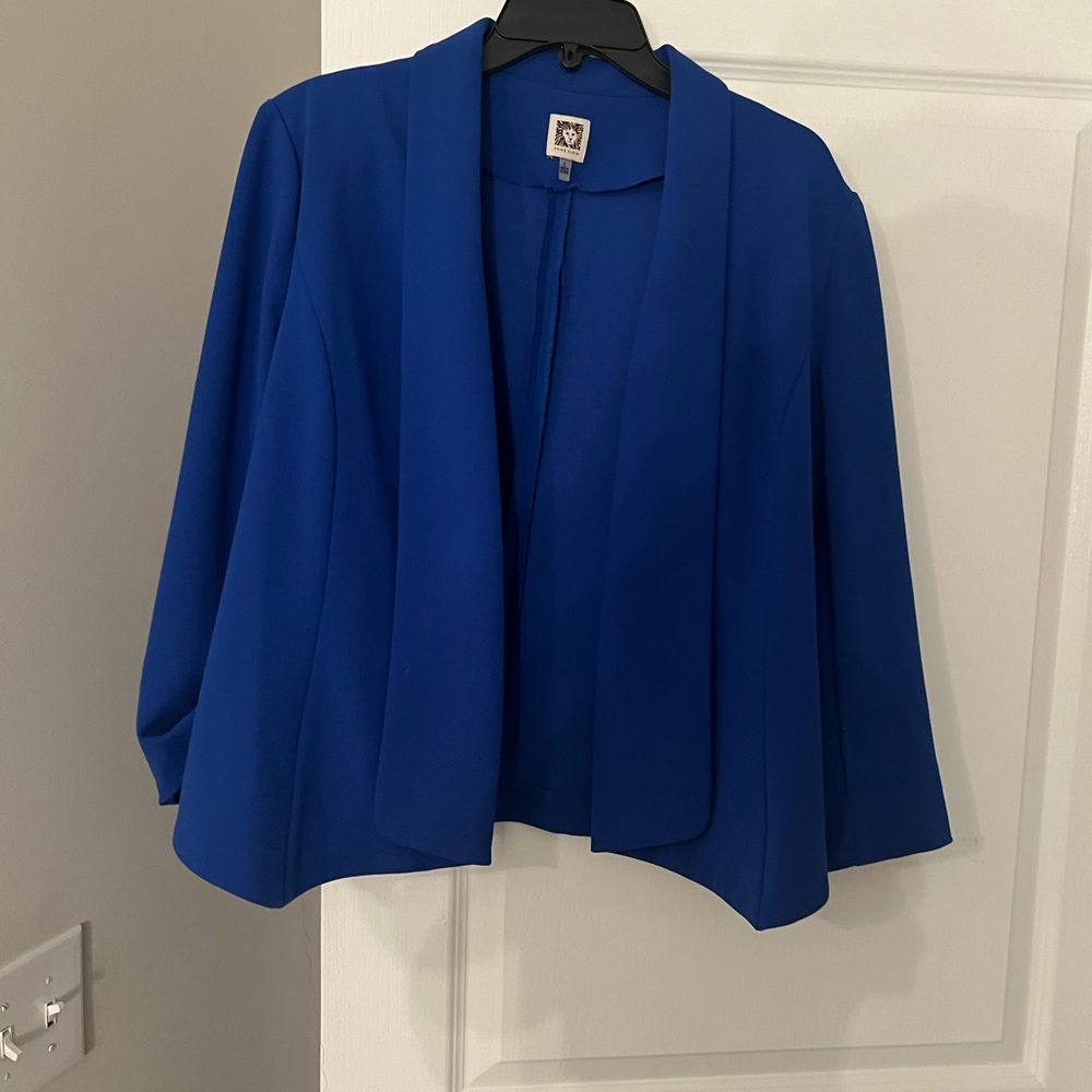 Anne Klein Royal Blue Blazer, size L